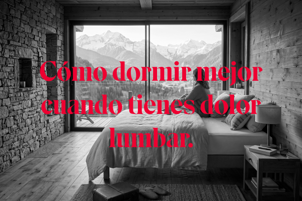 ¿Qué colchón ayuda a dormir con lumbalgia?