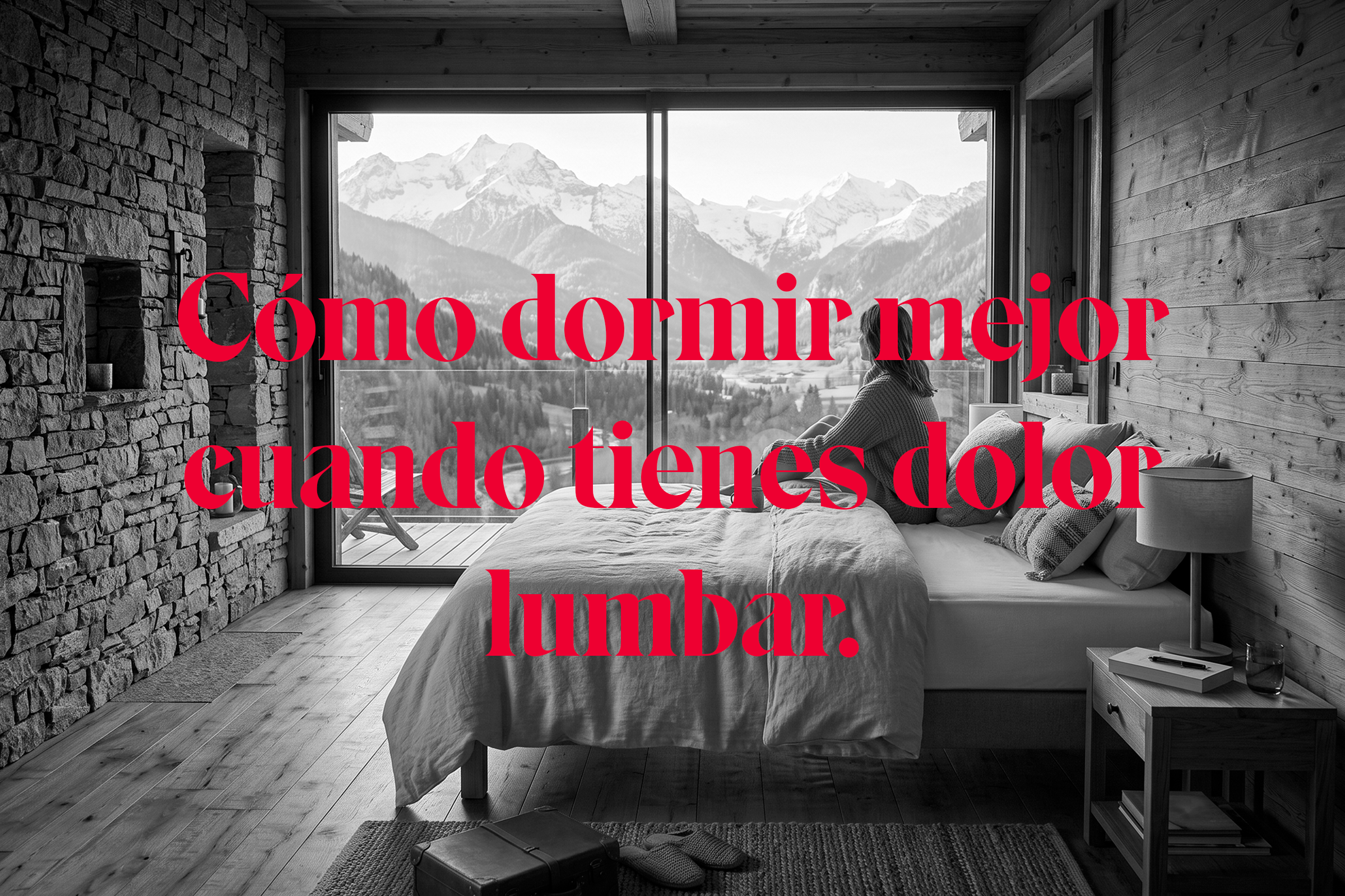 ¿Qué colchón ayuda a dormir con lumbalgia?