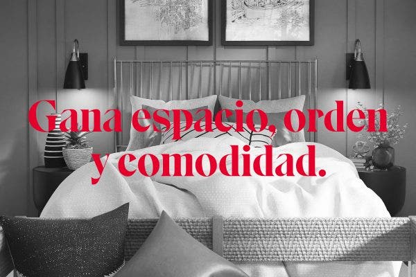Gana espacio, orden y comodidad