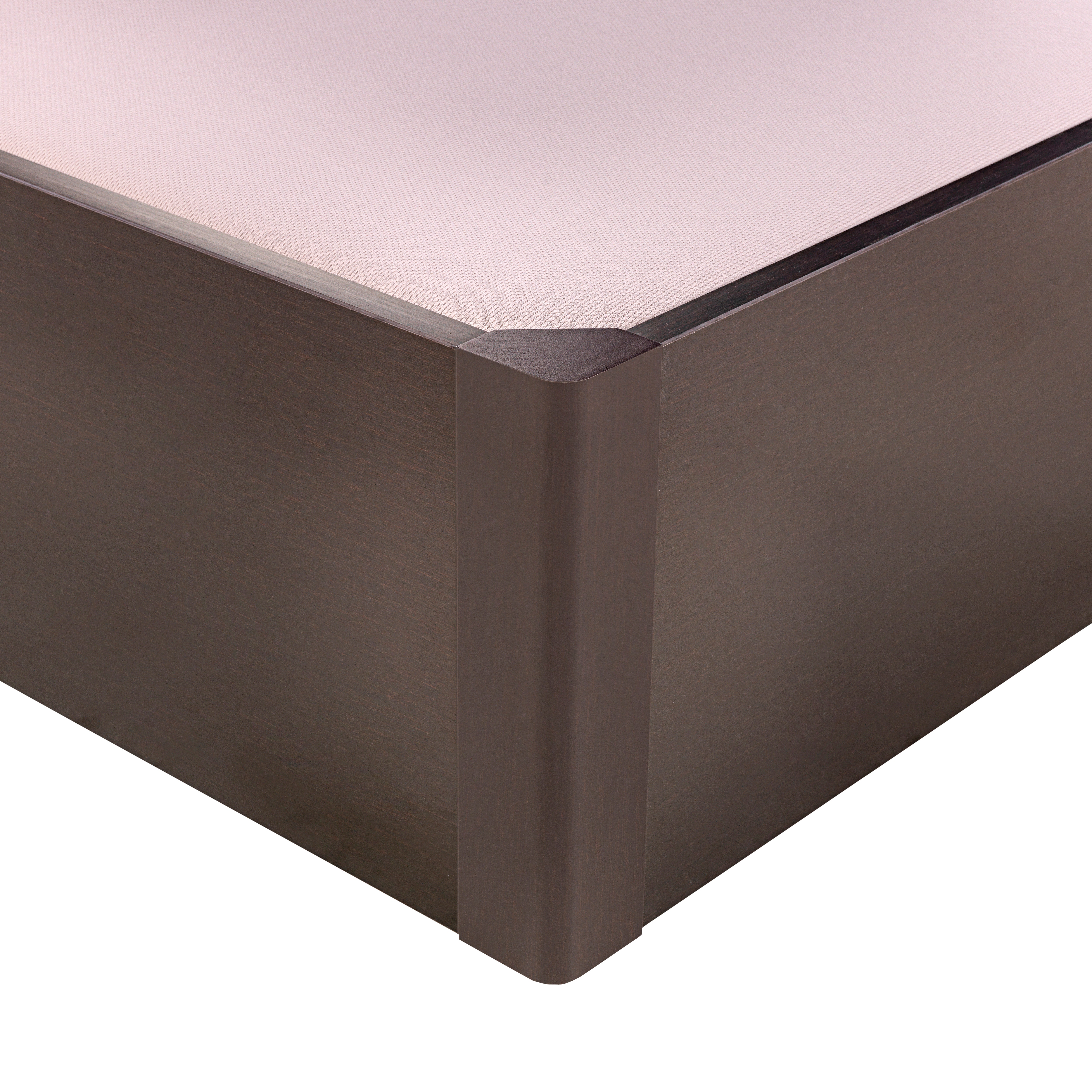 Wooden wengue-coloured single-lid high-capacity folding storage base - DESIGN