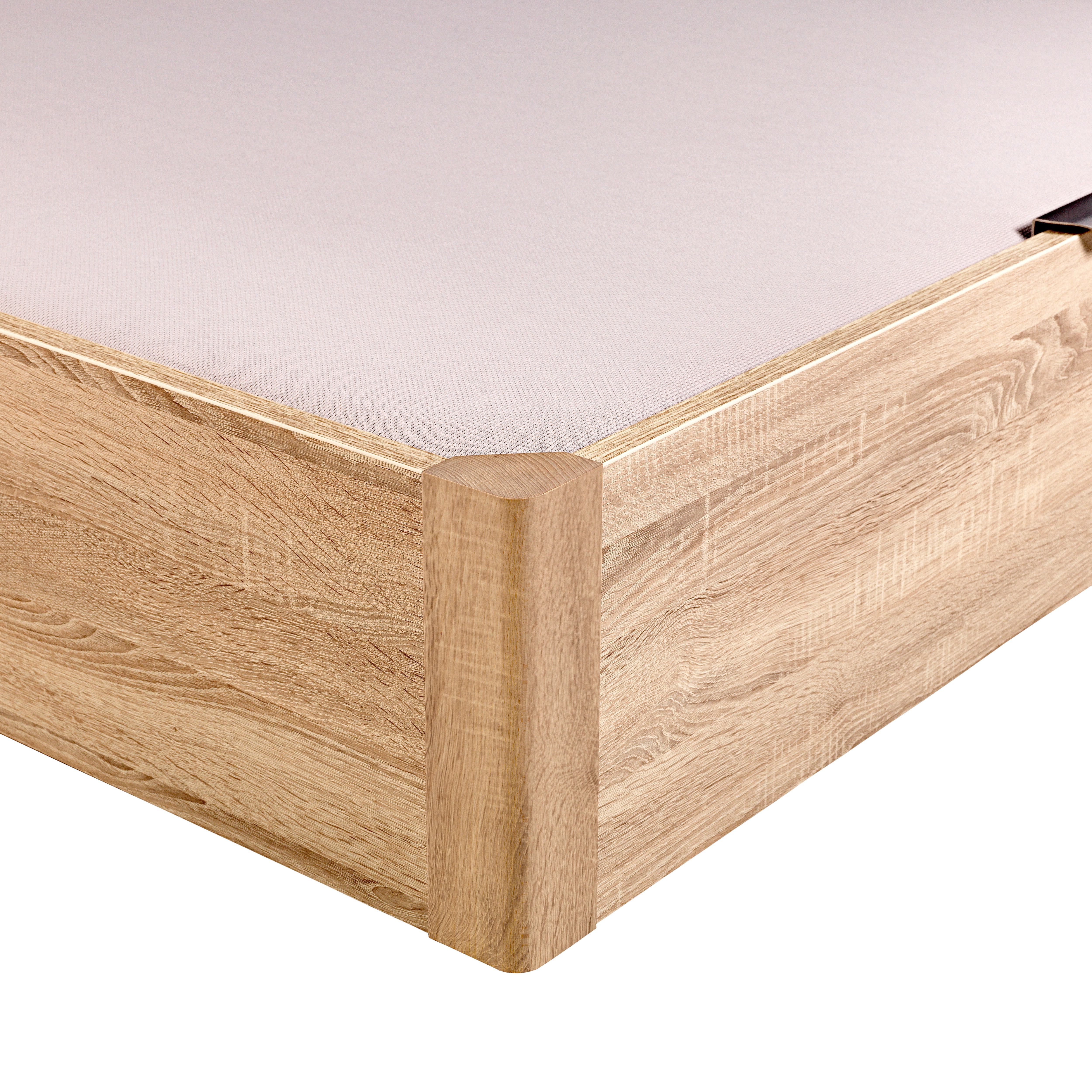 Canapé abatible de madera tapa única de color natural - DESIGN