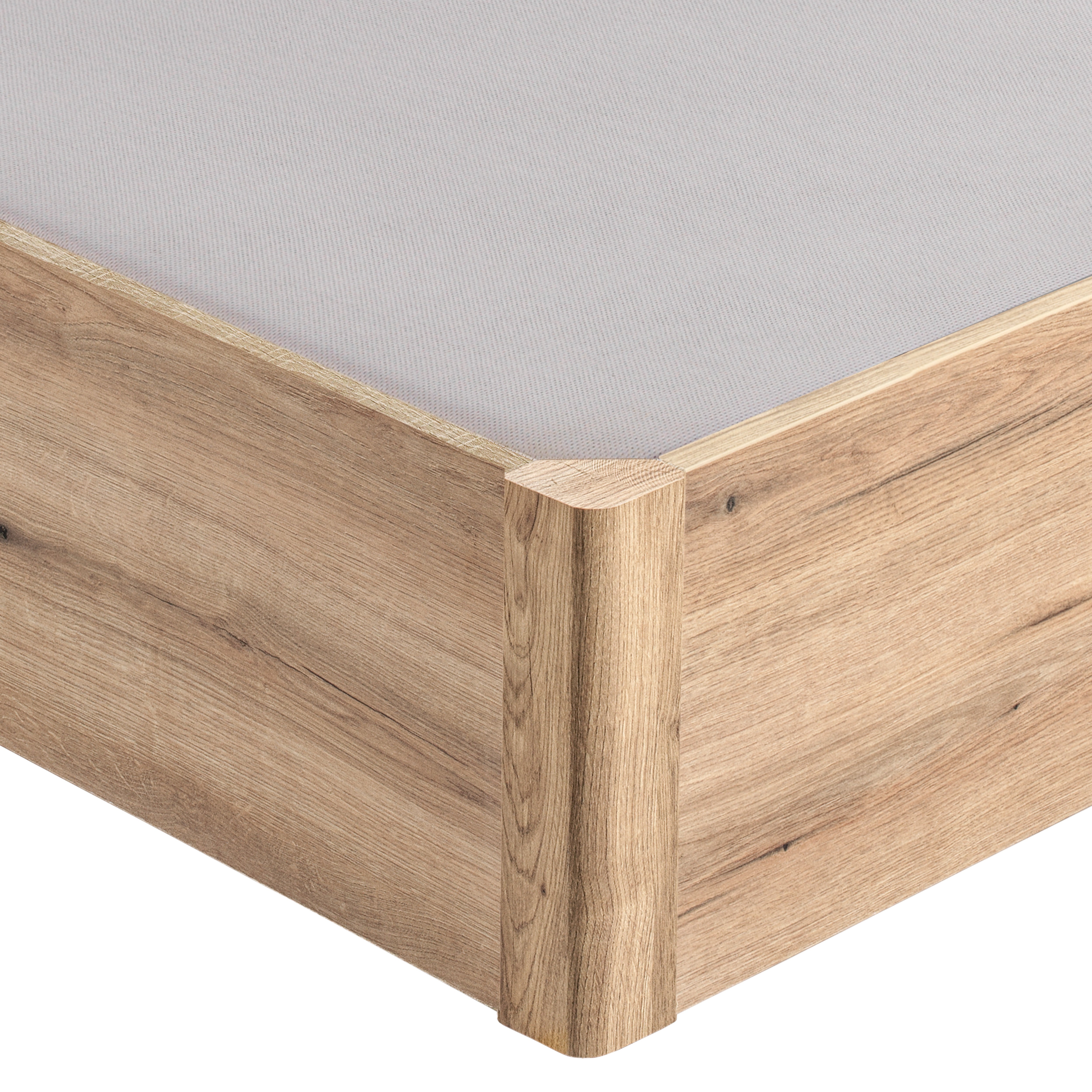 Canapé abatible de madera eléctrico de alta capacidad tapa única de color roble - DESIGN
