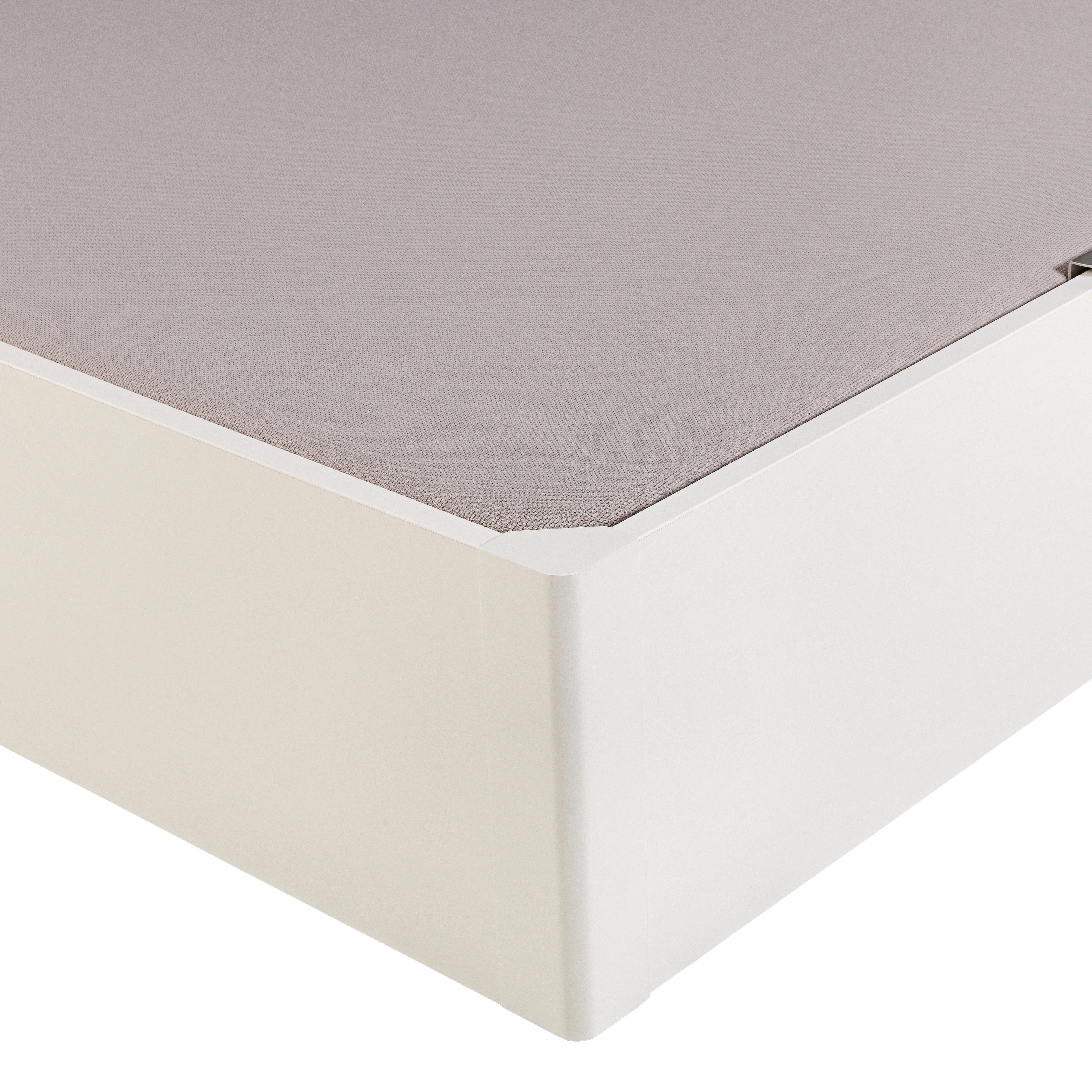 Canapé abatible de madera eléctrico de alta capacidad tapa única de color blanco - DESIGN