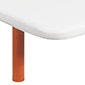 Base transpirable Pikolin con tapizado 3D de color blanco - DIVANLIN 3D