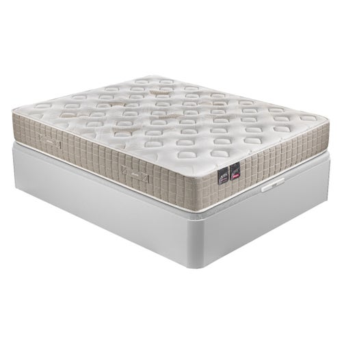 Pack cama completa: colchón King y canapé Naturbox 2.0 blanco