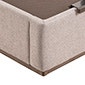 Sommier com arrumação forrado com tampa dupla city - DESIGN TAPIZADO