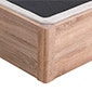 Canapé abatible de madera con base tapizada articulada de color natural - ERGODES NATURAL