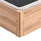 Canapé abatible de madera con base tapizada articulada de color roble - ERGODES ROBLE C