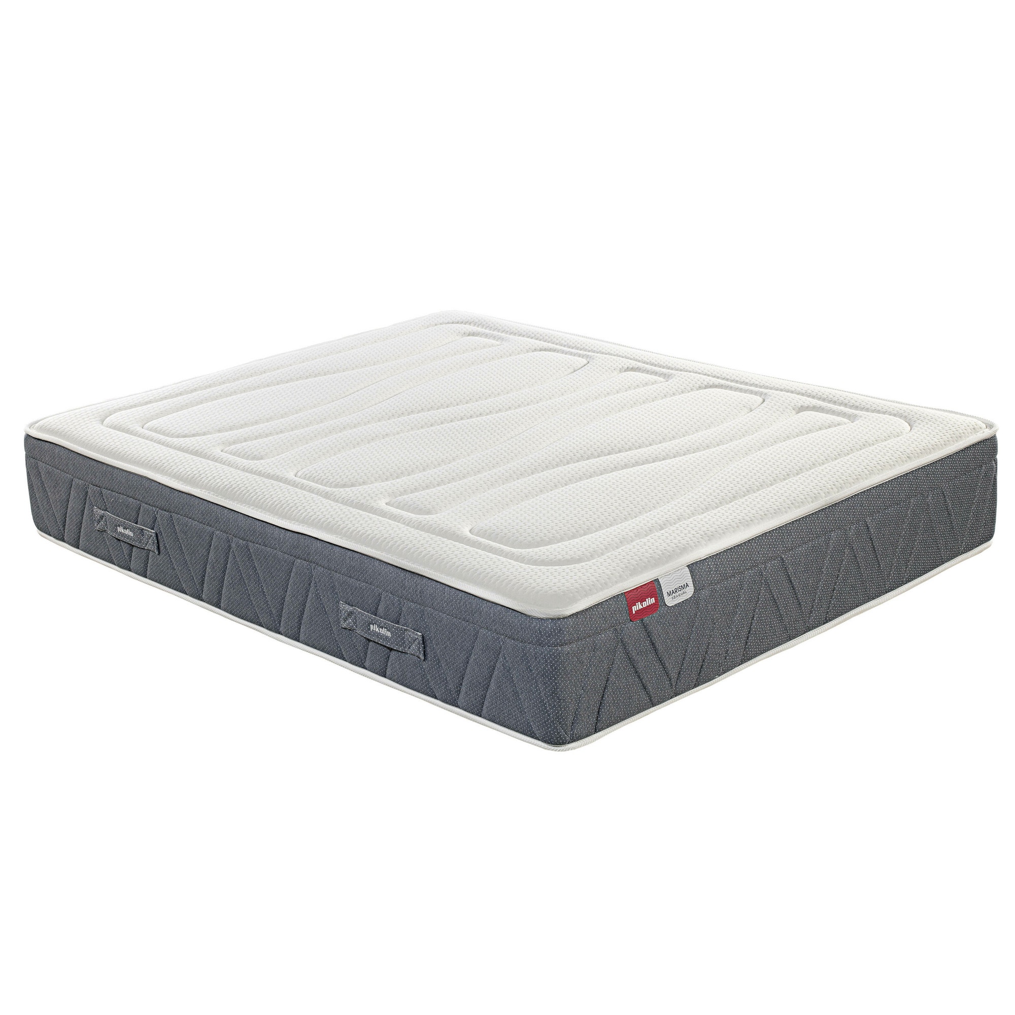 Buy Viscoelastic pocket coil spring mattress with medium-high firmness and Seaqual fabric - MARISMA