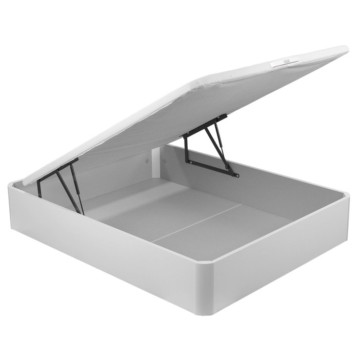 Sommier Pikolin com arrumação de alta capacidade em cor blanco - NATURBOX 2.0 PLUS 105x182