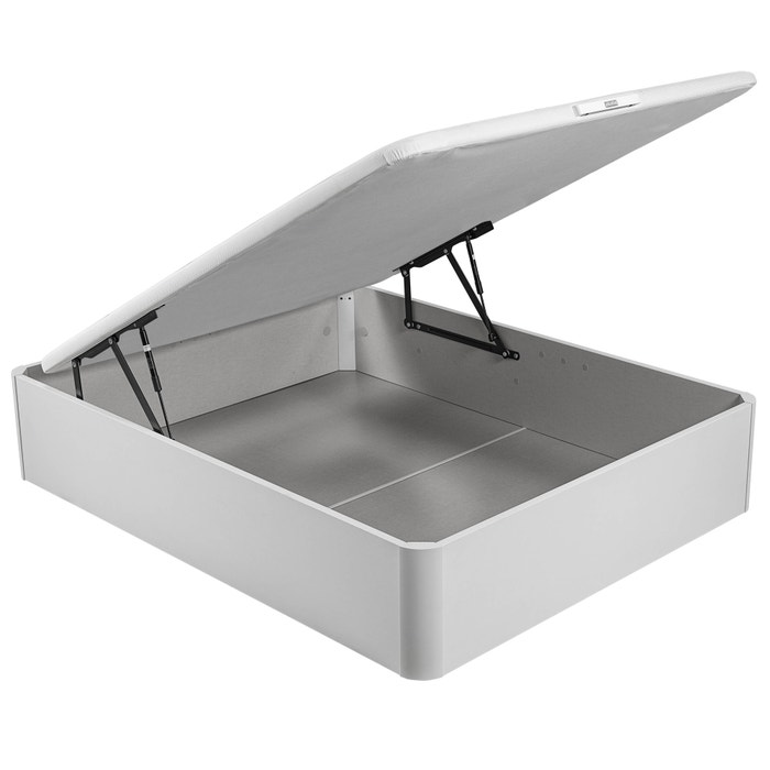 Sommier Pikolin com arrumação de alta capacidade em cor blanco - NATURBOX 2.0 PLUS 105x182