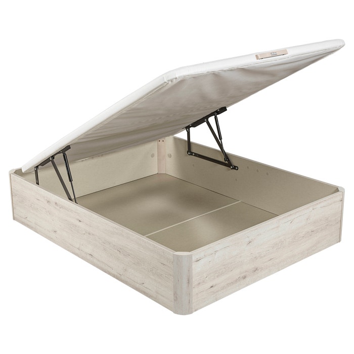 Sommier Pikolin com arrumação de alta capacidade em cor glaciar - NATURBOX 2.0 PLUS 120x190