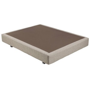 Ash-coloured breathable textile upholstered base - CANAPE TEXTIL