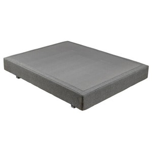 Piombo-coloured premium breathable upholstered base with 3D textile springs - ERGOBOX TEXTIL