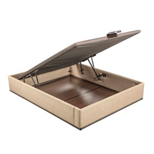 Cooper-coloured upholstered folding storage base - DESIGN TAPIZADO