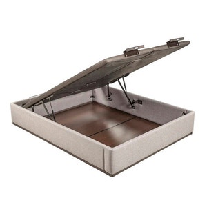 Sommier com arrumação forrado com tampa dupla city - DESIGN TAPIZADO