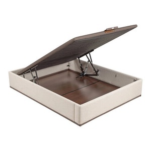 Aspen-coloured electric upholstered storage base - DESIGN TAPIZADO