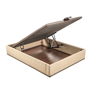 Cooper-coloured electric upholstered storage base - DESIGN TAPIZADO