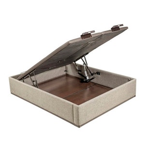 Sommier forrado elétrico de alta capacidade com tampa dupla ash - DESIGN TAPIZADO