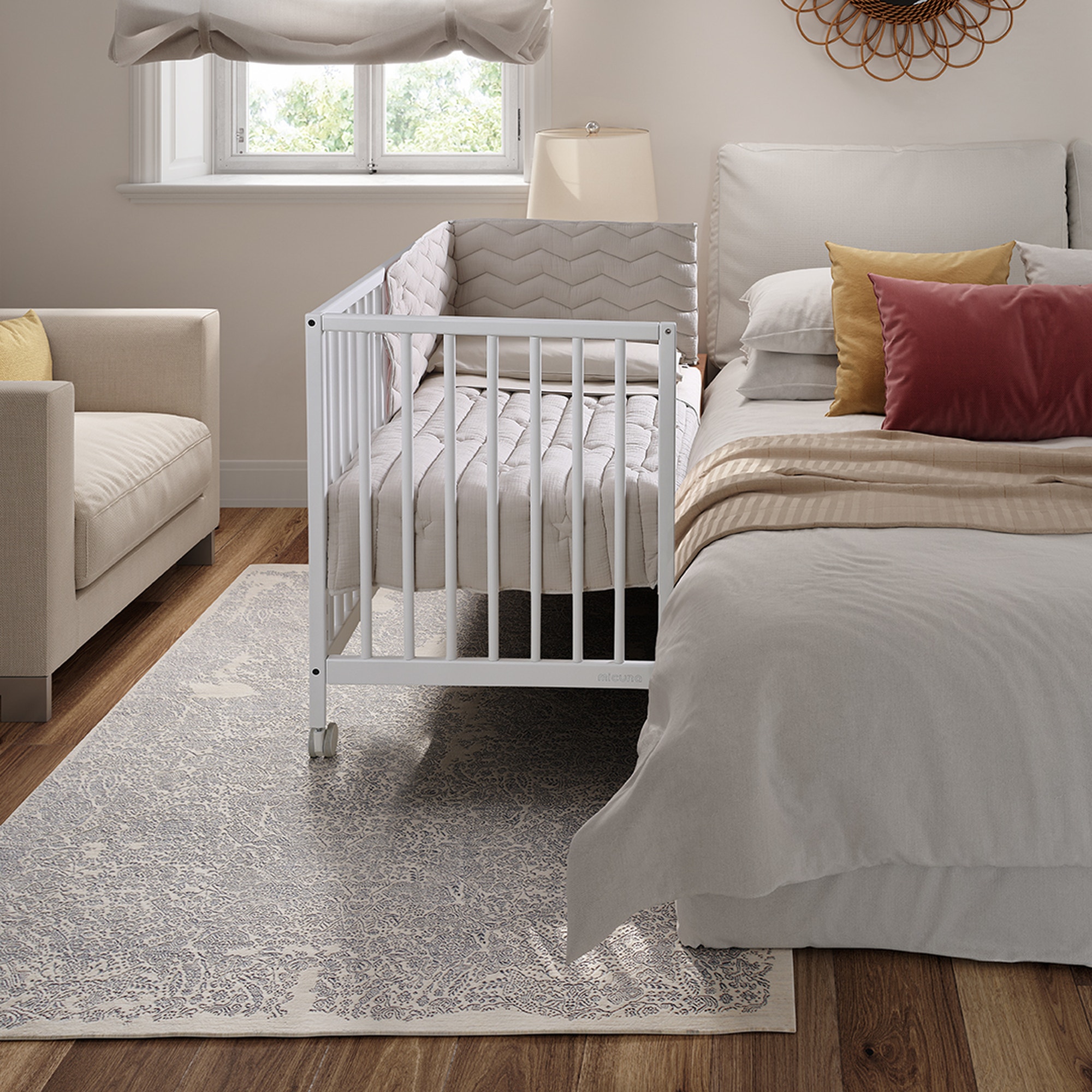 Co-sleeping kit cradle with bridge KIT COLECHO PARA CUNA CON