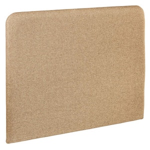 Cabecero tapizado de esquinas curvas - CAB. LISO COOPER