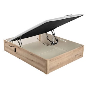Canapé abatible de madera eléctrico de alta capacidad tapa única de color roble - DESIGN