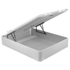 White-coloured folding storage base double lid - NATURBOX 2.0