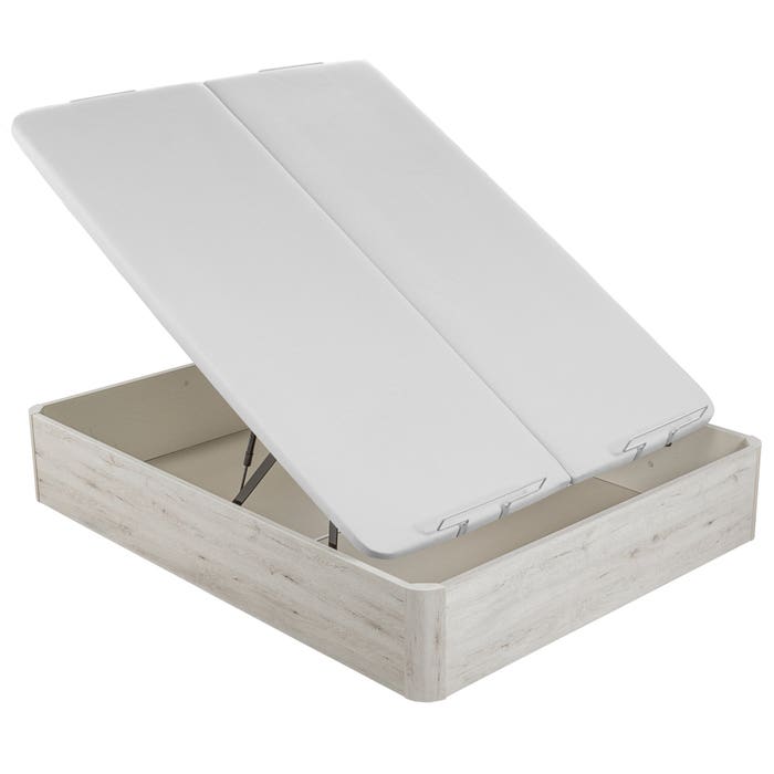 Sommier Rebatível de Madeira Pikolin NATURBOX 2.0 Cor Glaciar com Tampa Dupla 160x200