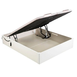 Canapé abatible de madera eléctrico de tapa doble de color blanco - DESIGN